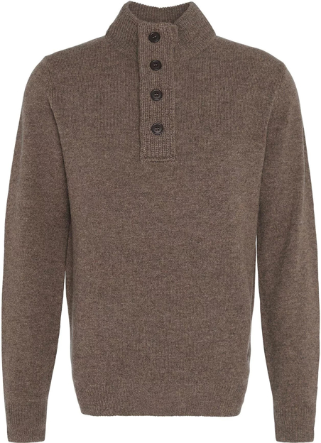 Bilde av BARBOUR ESSENTIAL PATCH HALF ZIP KNITTED JUMPER