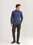 Bilde av MORRIS WATTS FLANNEL SHIRT SLIM FIT