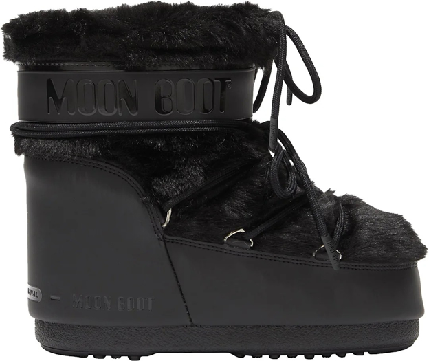 Bilde av MOON BOOT ICON LOW FAUX FUR Black 39/41