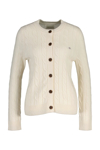 Bilde av GANT W LAMBSWOOL CABLE KNIT CARDIGAN