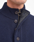 Bilde av BARBOUR M ESSENTIAL PATCH HALF ZIP KNITTED JUMPER