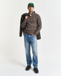 Bilde av GANT M COTTON CABLE HALF ZIP