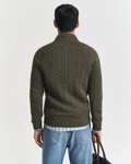 Bilde av GANT M COTTON CABLE HALF ZIP