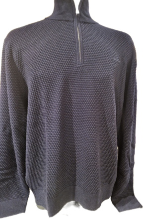 Bilde av GANT M TEXTURED COTTON MERINO HALF ZIP