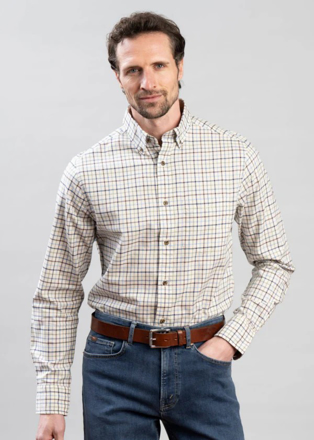 Bilde av GANT M REG TWILL CHECK SHIRT