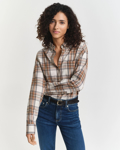 Bilde av GANT W REL CHECKED FLANNEL BD SHIRT