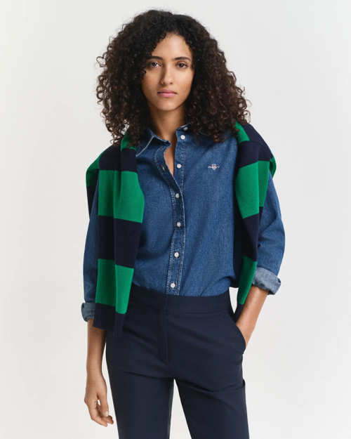 Bilde av GANT W REG DENIM SHIRT