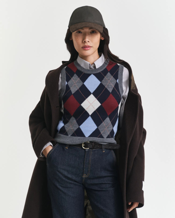 Bilde av GANT W ARGYLE C-NECK VEST