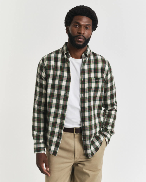 Bilde av GANT M REG WINDBLOWN FLANNEL CHECK SHIRT