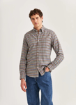 Bilde av MORRIS M FLANNEL CHECK SHIRT SLIM FIT
