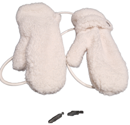 Bilde av ELLA & IL MINDY TEDDY GLOVES White ONE SIZE DAME