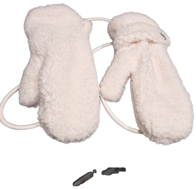 Bilde av ELLA & IL MINDY TEDDY GLOVES White ONE SIZE DAME