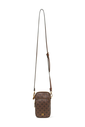 Bilde av ARNIE SAYS PHONE HOLDER MONOGRAM Brown ONE SIZE UNI