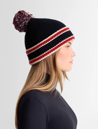 Bilde av FUSALP POMPON BEANIE Marin/Racing/Neige ONE SIZE UNI